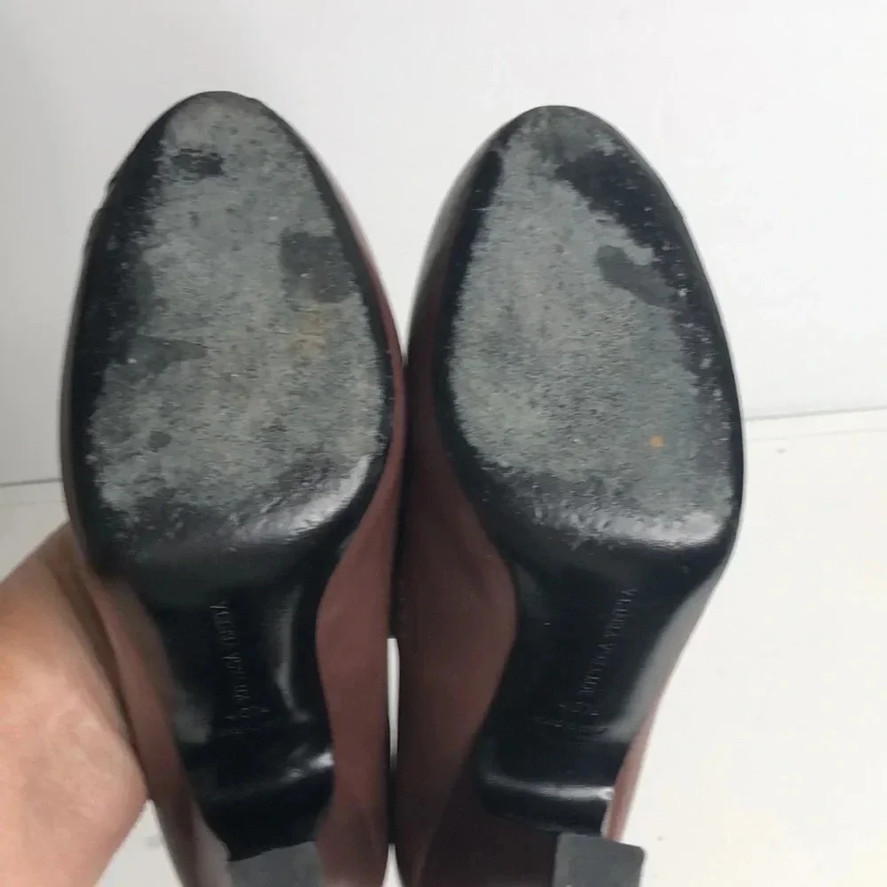 BOTTEGA VENETA BROWN Leather Heels - Picture 6 of 8